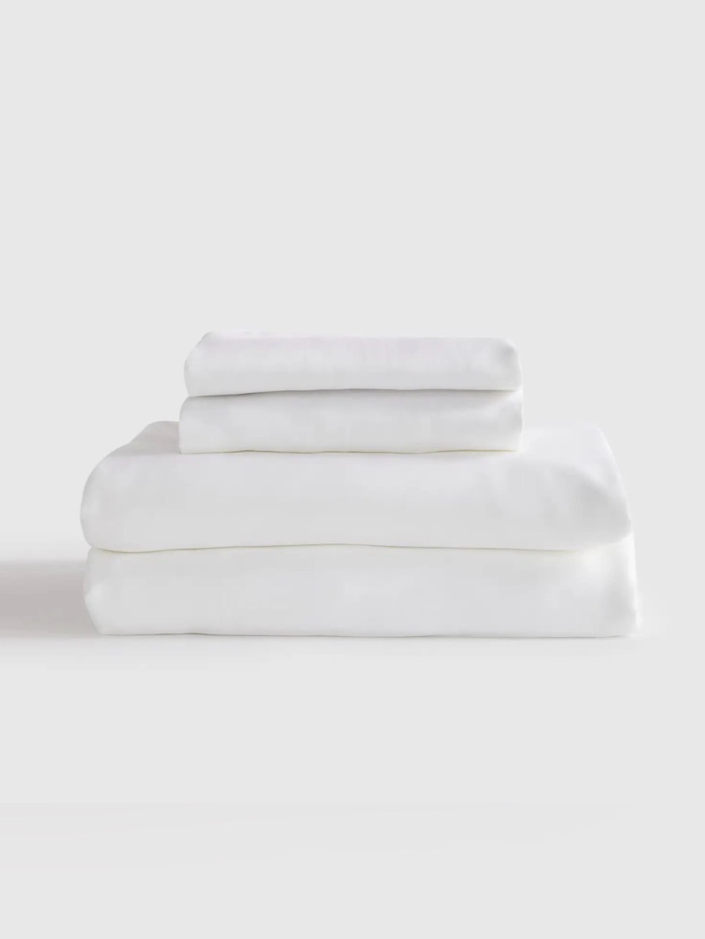 Quince Bamboo Sheet Set - White - Twin size - Silky Cottagecore Beach